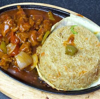 Chicken Manchurian with Chicken Fried Rice