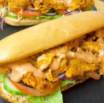 Spicy Chicken Subway Sandwich